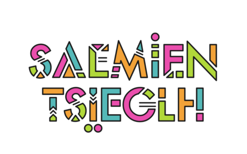 Teksten Saemien tsïeglh - sørsamisk for Samiske veivisere